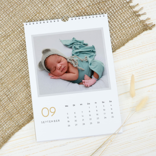 Wandkalender Gold